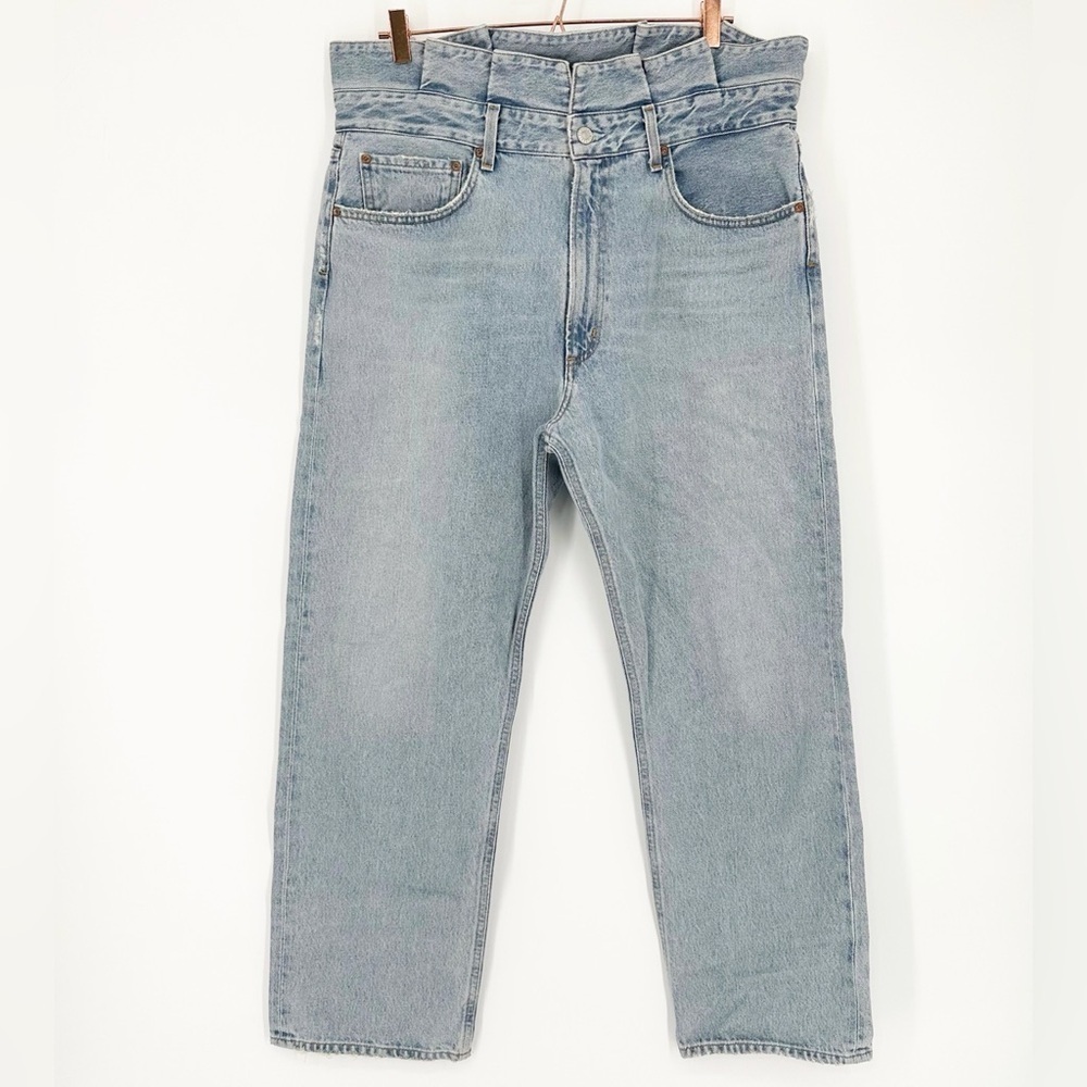 AGOLDE Lettuce Waistband Reworked High Rise Fitted 90s - Picture 2 of 7
